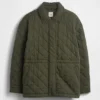 Gesteppte, taillierte Feldjacke