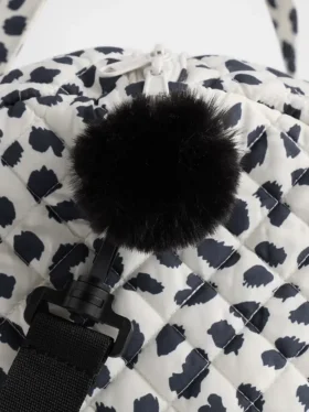 Gesteppte Wochenendtasche für Kinder mit Print