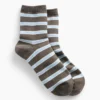 Gestreifte Half-Crew-Socken