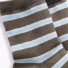Gestreifte Half-Crew-Socken