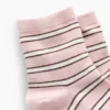 Gestreifte Half-Crew-Socken