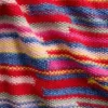 Gestreifter, kurzer Pullover aus 100 % Baumwolle