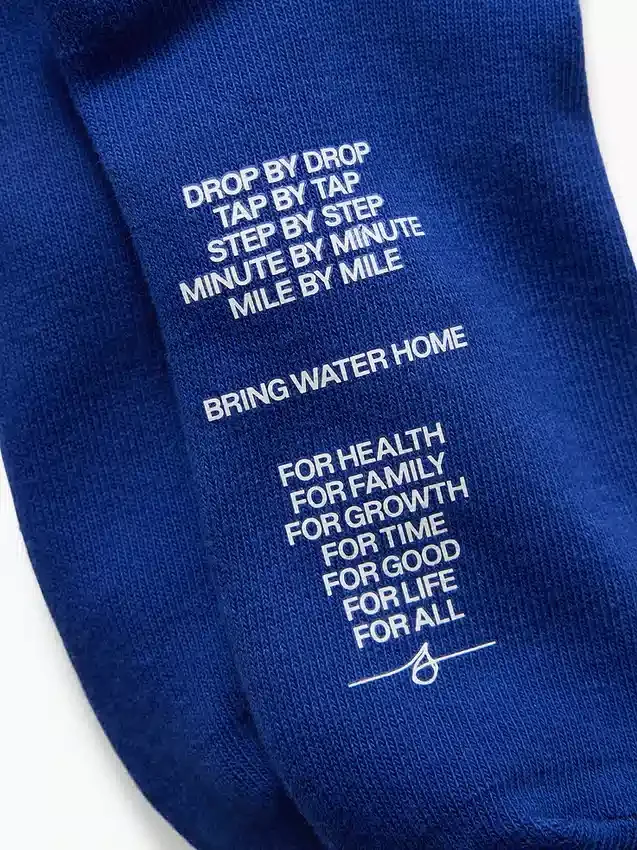 „Get Blue“-Crew-Socken