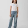 „Get Blue“ Kinder-T-Shirt mit Aufdruck