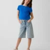„Get Blue“ Kinder-T-Shirt mit Aufdruck