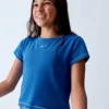 „Get Blue“ Kinder-T-Shirt mit Aufdruck