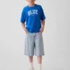 Get Blue Kinder-T-Shirt mit Logo in lockerer Passform