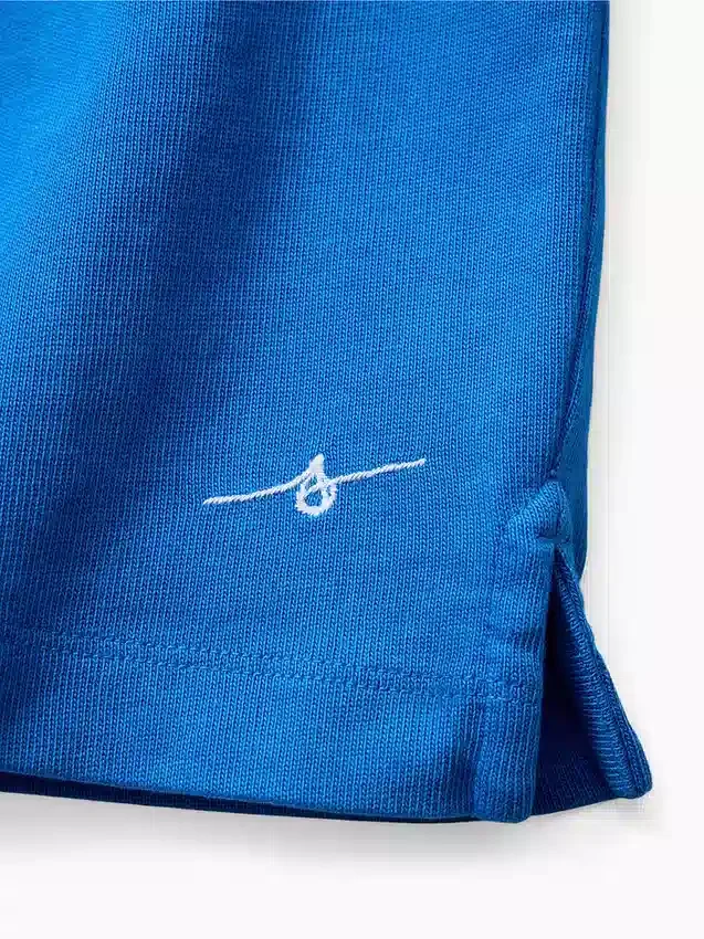 Get Blue Kinder-T-Shirt mit Logo in lockerer Passform