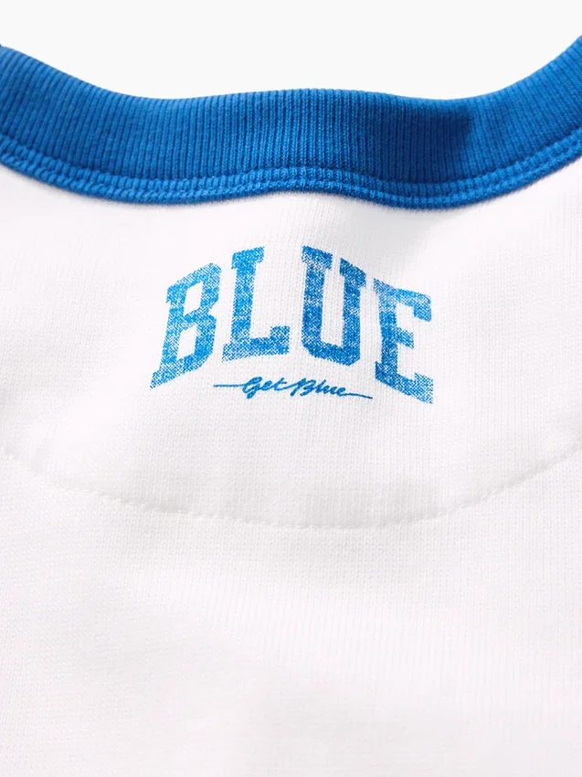 Get Blue Kinder-T-Shirt mit Logo in lockerer Passform
