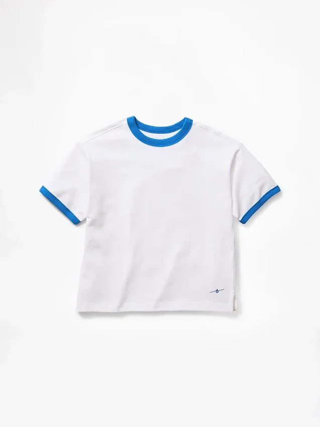 Get Blue Kinder-T-Shirt mit Logo in lockerer Passform
