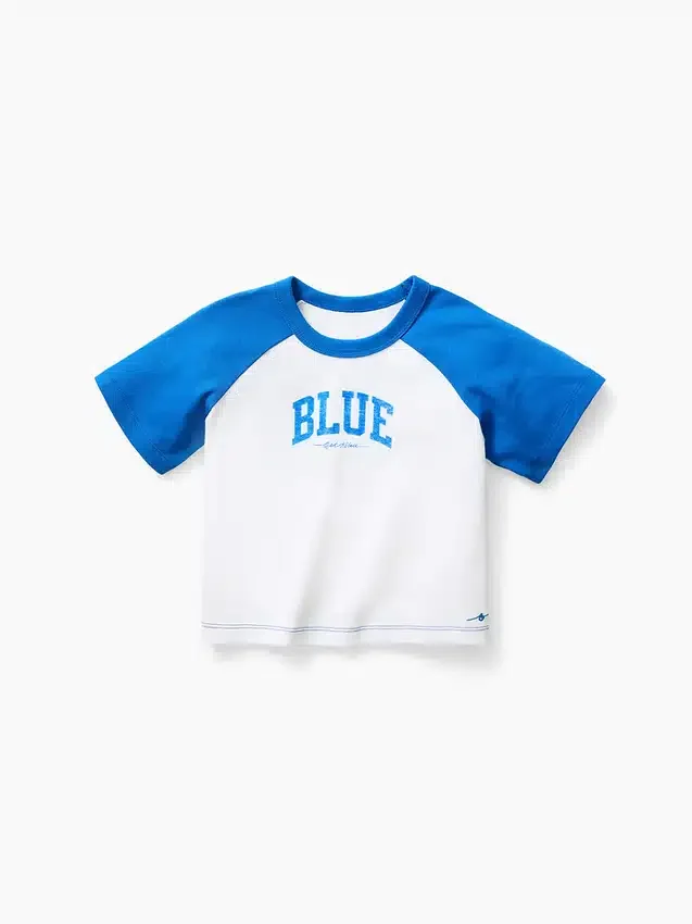 Get Blue Raglan-T-Shirt für Baby & Kleinkind