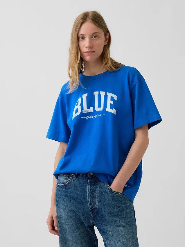 Get Blue Relaxed T-Shirt