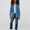 Girlfriend-Jeans für Kinder mit mittlerer Leibhöhe