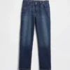 Girlfriend-Jeans für Kinder mit mittlerer Leibhöhe