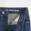 Girlfriend-Jeans für Kinder mit mittlerer Leibhöhe