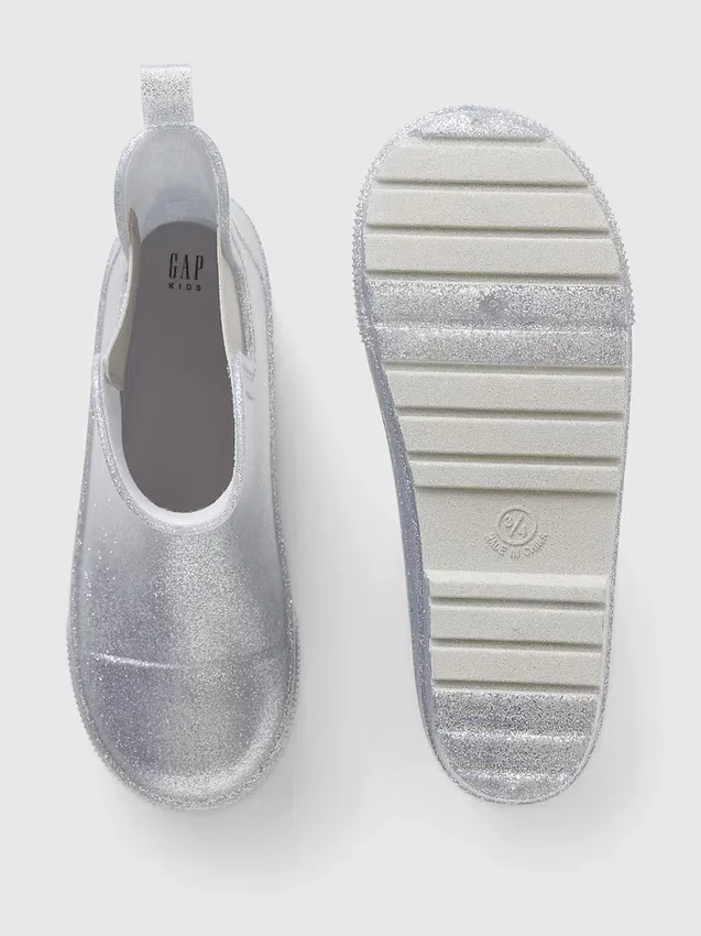 Glitzer-Regenstiefel für Kinder
