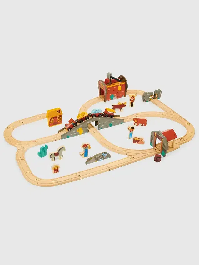 Goldminen-Eisenbahnset
