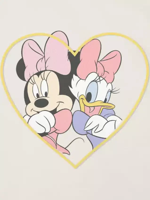 Grafik-T-Shirt für Kleinkinder mit Minnie und Daisy als beste Freundinnen