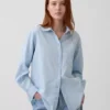 Großes Denim-Hemd