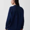 Großes Denim-Hemd
