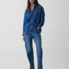 Großes Denim-Hemd