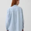 Großes Denim-Hemd