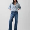Großes Denim-Hemd