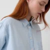 Großes Denim-Hemd