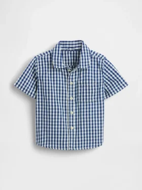 Großes Gingham-Jeanshemd für Baby & Kleinkind