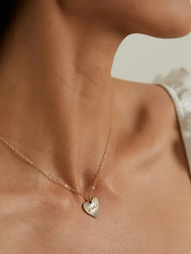 Hart Dainty Heart Mama Halskette