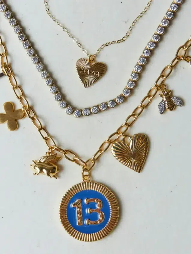 Hart Dainty Heart Mama Halskette