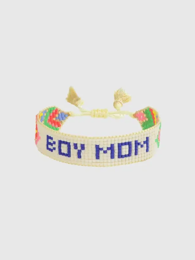 Hart Junge Mom Perlenarmband