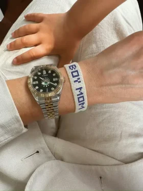Hart Junge Mom Perlenarmband