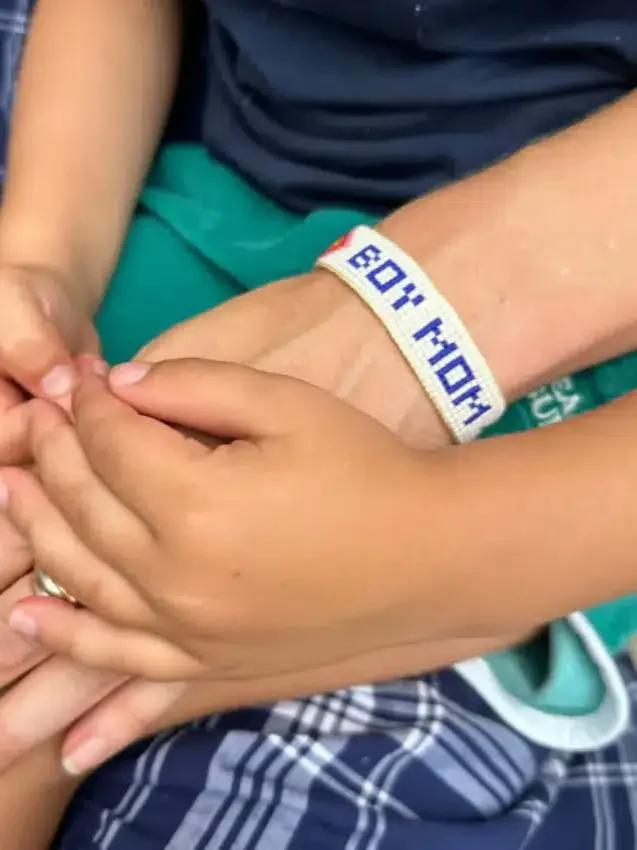 Hart Junge Mom Perlenarmband