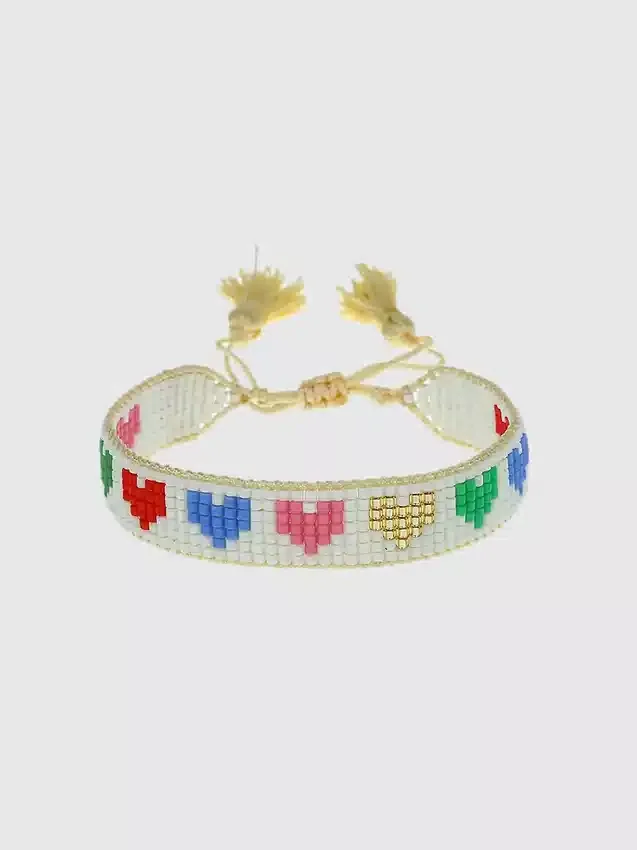 Hart Rainbow Hearts Armband