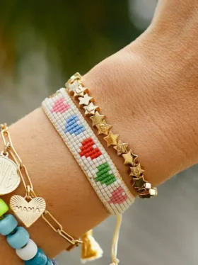Hart Rainbow Hearts Armband