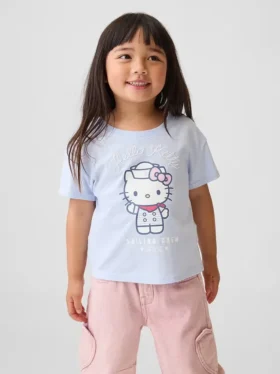 Hello Kitty-T-Shirt mit Aufdruck für Kleinkinder