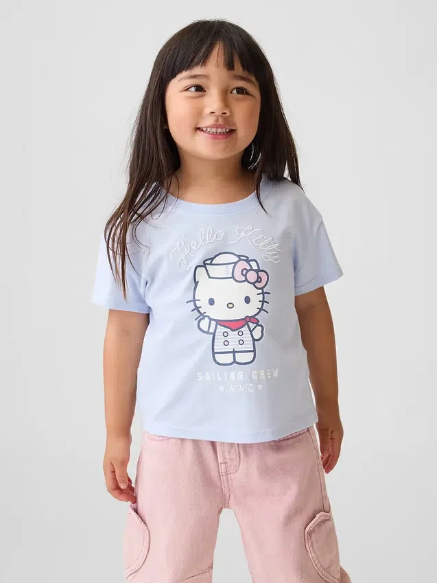 Hello Kitty-T-Shirt mit Aufdruck für Kleinkinder