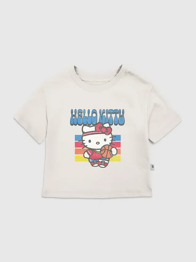 Hello Kitty-T-Shirt mit Basketball-Motiv für Kleinkinder