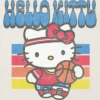 Hello Kitty-T-Shirt mit Basketball-Motiv für Kleinkinder