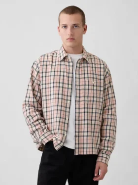 Hemd aus Twill mit geradem Saum