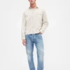 Hemd aus Twill mit geradem Saum