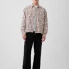 Hemd aus Twill mit geradem Saum
