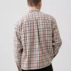 Hemd aus Twill mit geradem Saum