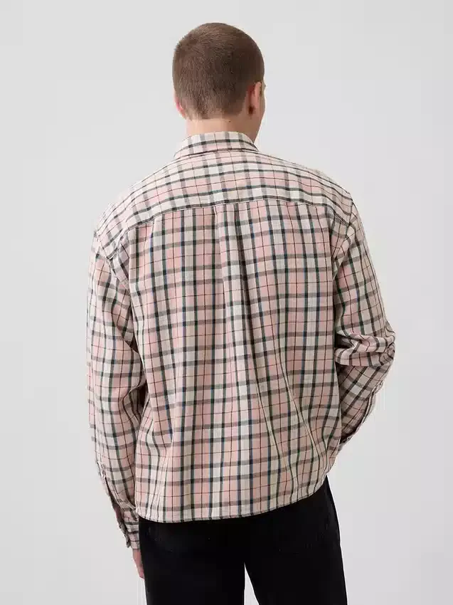 Hemd aus Twill mit geradem Saum