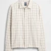 Hemd aus Twill mit geradem Saum
