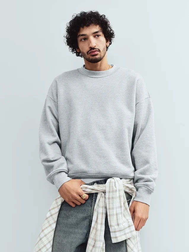 Hemd aus Twill mit geradem Saum