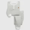 Henley-Pyjama-Set aus Bio-Baumwolle für Baby & Kleinkind