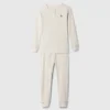 Henley-Pyjama-Set aus gebürsteter Bio-Baumwolle für Baby & Kleinkind
