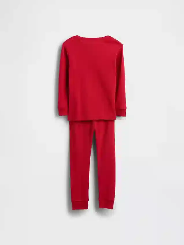 Henley-Pyjama-Set aus gebürsteter Bio-Baumwolle für Baby & Kleinkind